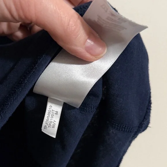 Tommy Hilfiger Sport Womens Navy Blue Flag Stripe Tank Top Medium - Picture 3 of 6